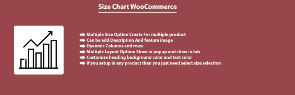 Size Chart WooCommerce